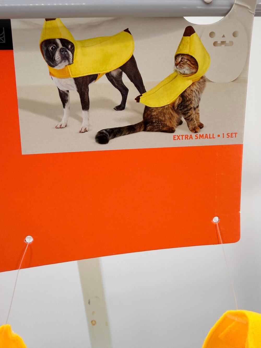 Hyde & Eek Pet Banana Halloween Costume XS Dog Cat Vest Headpiece NWT